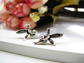 SBB網絡飾品商城 2012新款韓版飾品特價促銷，夸張復古天使耳釘3g驚艷登場